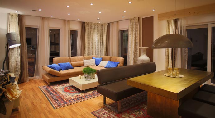 ELK Fertighaus ELK Living 153 Wohnbereich