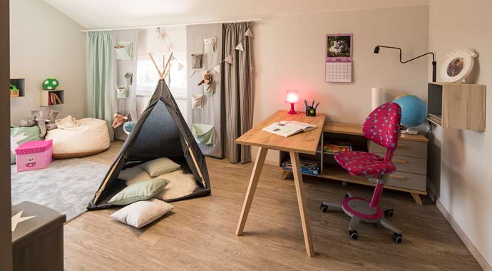 Kinderzimmer Sento 500 - Musterhaus Frankenberg von FingerHaus