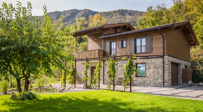 Außenansicht Lago Iseo von Rubner Haus