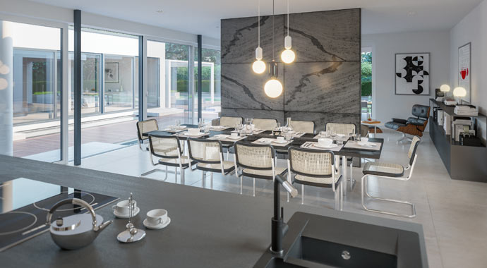 Essbereich Bungalow AMBIENCE 209 FD von Bien-Zenker