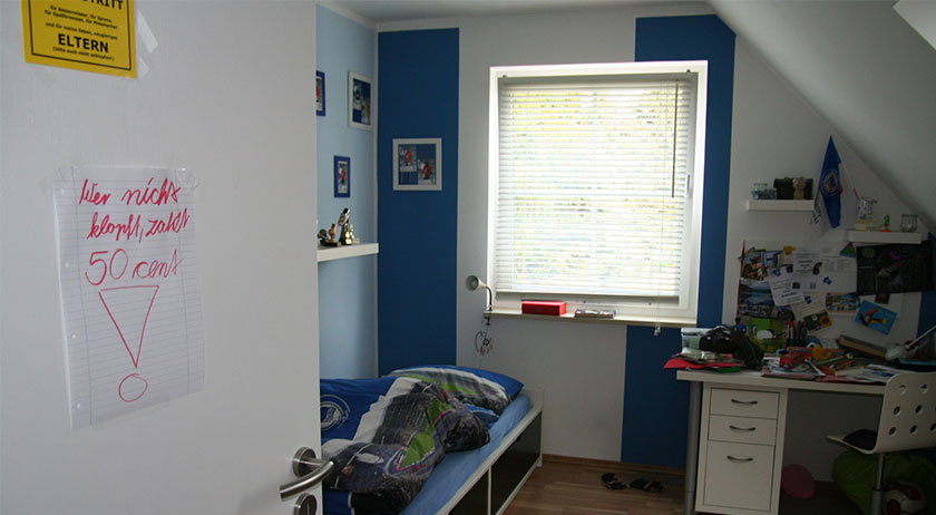 Roth-Massivhaus Mehrgenerationenhaus Kinderzimmer