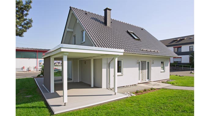 Fingerhut Haus Musterhaus Neunkhausen R 99.20 Außenansicht