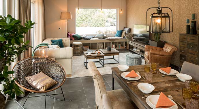 Wohnbereich Sento 500 - Musterhaus Frankenberg von FingerHaus