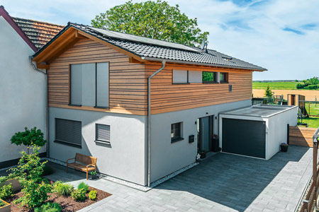 Außenansicht Bestandsanbau von Meisterstück-HAUS Außenansicht Bestandsanbau von Meisterstück-HAUS