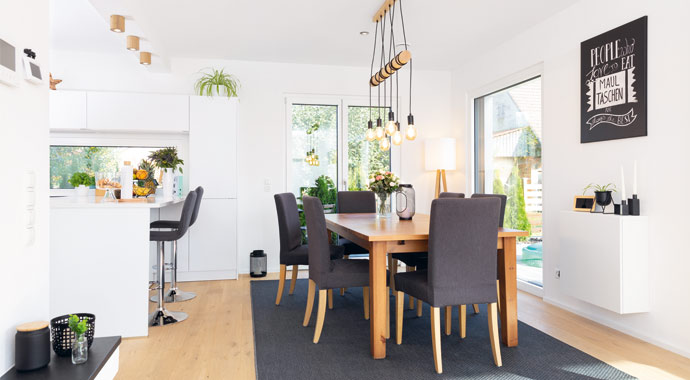 Essbereich Kundenhaus – Gewinnerhaus von WeberHaus