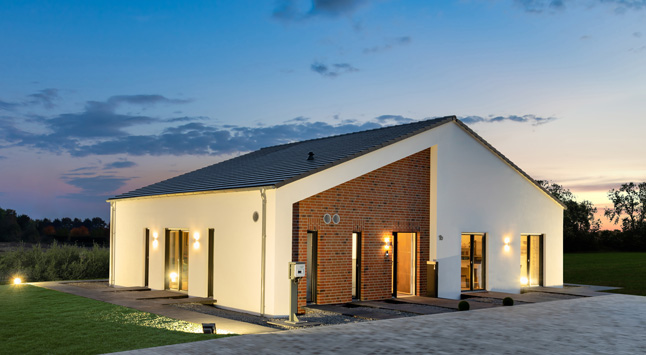 Musterhaus Stelle Außenansicht