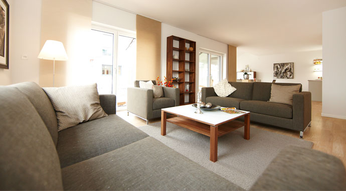 Gussek Haus Einfamilienhaus Mila Wohnbereich