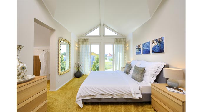 Musterhaus Heßdorf von Kampa Schlafzimmer