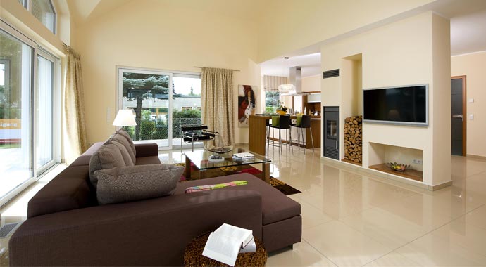 Musterhaus Oranienburg von Heinz von Heiden Wohnbereich