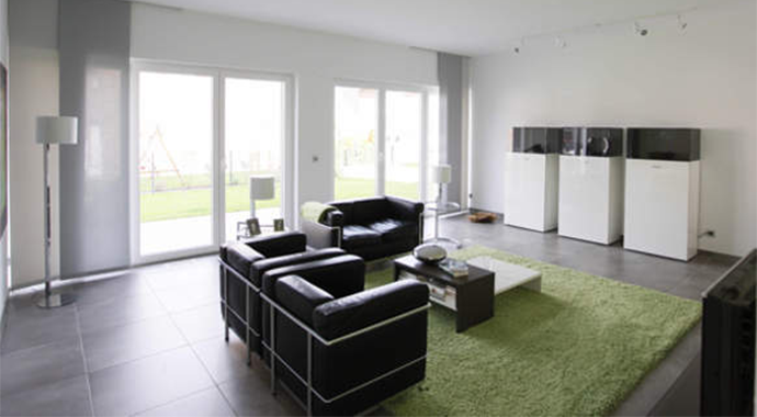 Heinz von Heiden Musterhaus Glinde Wohnzimmer