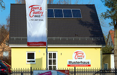 Town & Country Haus Musterhaus Flair 113 Außenansicht