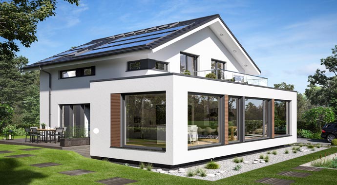 Bien-Zenker Musterhaus Günzburg Außenansicht