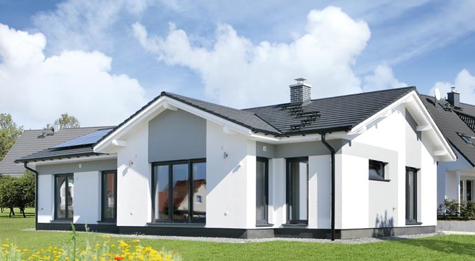 Danwood Musterhaus Perfect 113 Außenansicht