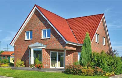 Helma Eigenheimbau Musterhaus Bremen Außenansicht