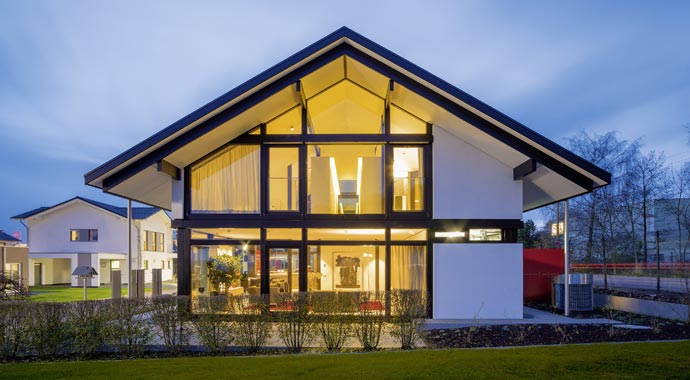 Huf Haus Musterhaus Modum 8:10 Außenansicht