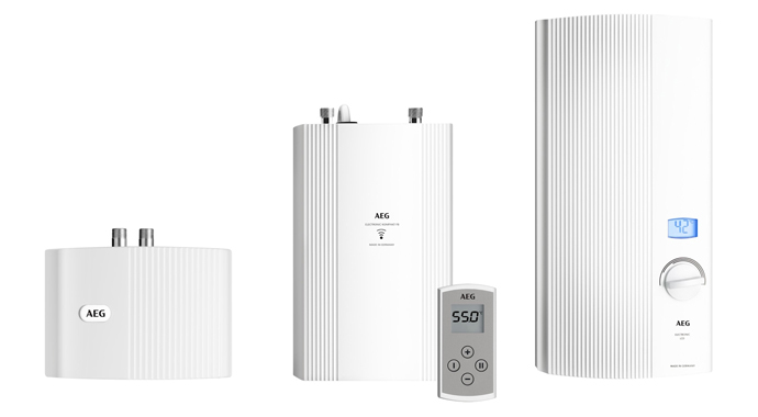 Kompakte elektronische Durchlauferhitzer von AEG Haustechnik Kompakte elektronische Durchlauferhitzer von AEG Haustechnik
