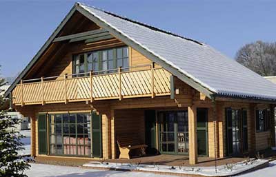 Fullwood Musterhaus Wiesenblick Außenansicht