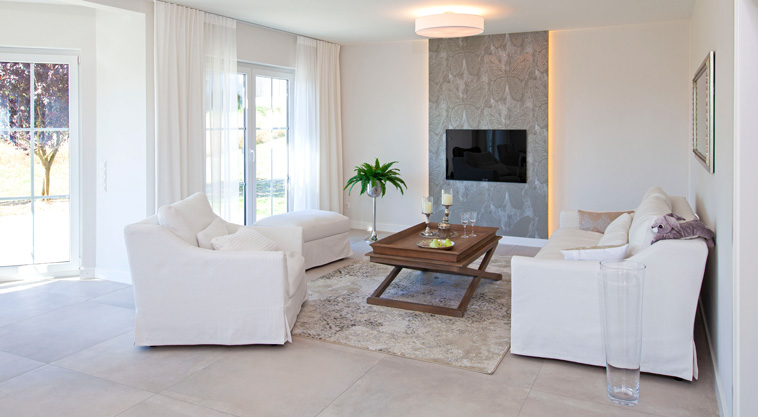 Musterhaus Würzburg Wohnzimmer