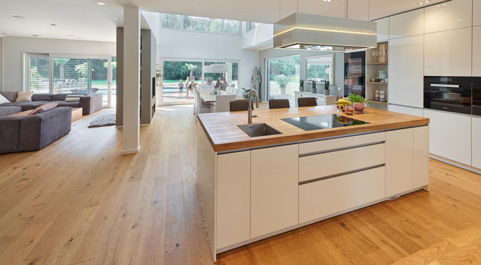 Küche Flachdach 300 von LUXHAUS