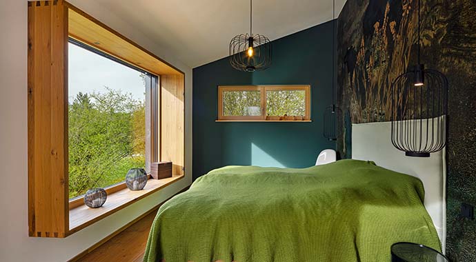 Schlafzimmer. Foto: Griffnerhaus