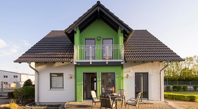 FingerHaus Musterhaus Vio Außenansicht