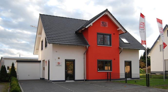 Town & Country Haus Musterhaus Lichthaus 152 Außenansicht