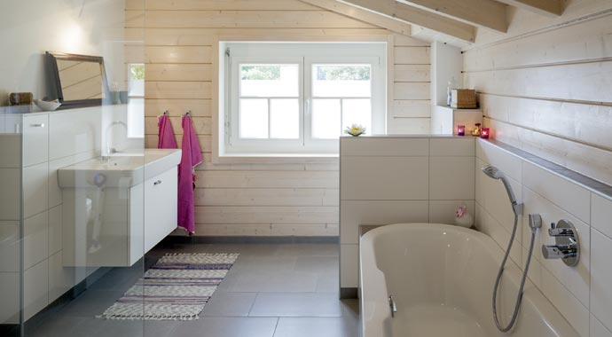 Stommel Haus Arve Badezimmer