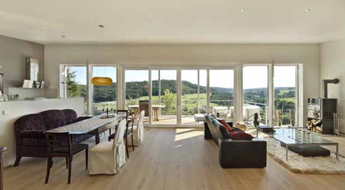 Beilharz Kundenhaus Drissner Wohnzimmer