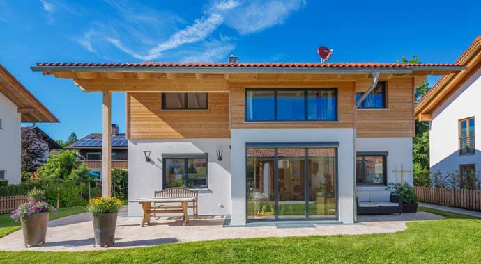 Isartaler Haus Auensee Außenansicht