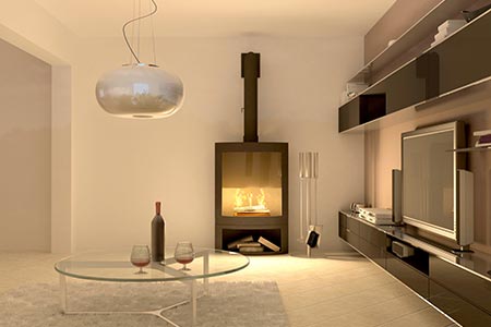 Lichtinsel im Wohnzimmer