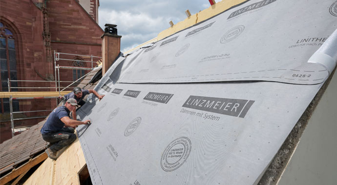 Dachdämmung mit Dämmprodukten von Linzmeier