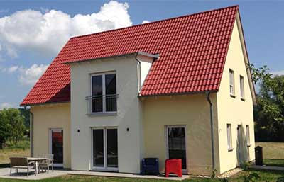 Town & Country Haus Musterhaus Lichthaus 152 Außenansicht