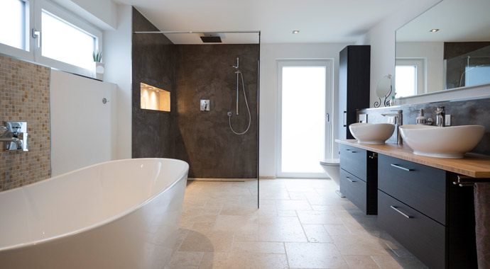 Badezimmer Frei geplantes Einfamilienhaus von Ytong Bausatzhaus