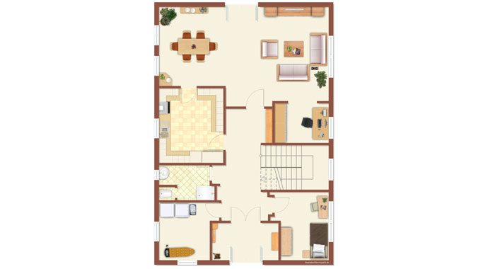 Haus Rheine Grundriss EG