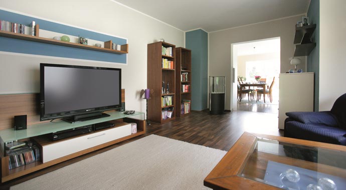 Fischerhaus Mehrfamilienhaus Cassia Z-173 Wohnzimmer