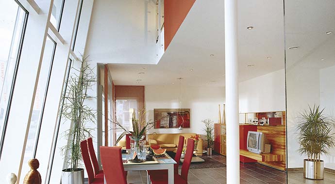 WeberHaus Ausstellungshaus Mülheim-Kärlich Wohnbereich