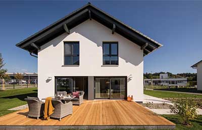 FingerHaus NEO Musterhaus Günzburg Aussenansicht