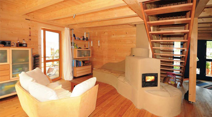 Baubiologie Michael Mark Haus Breisgau Wohnbereich