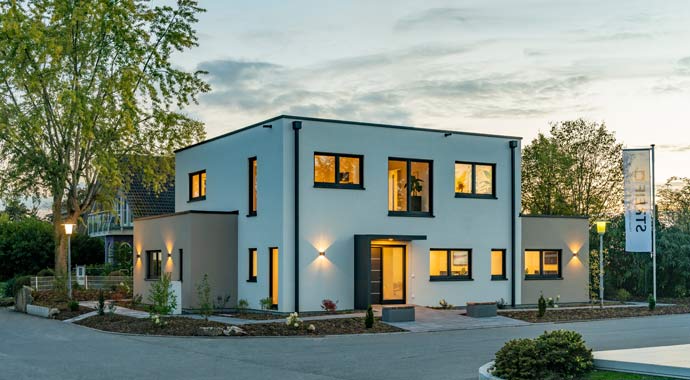 Außenansicht Musterhaus Mannheim von STREIF