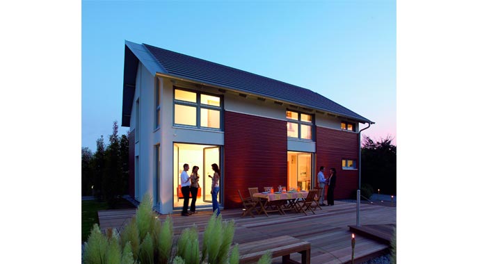 Musterhaus Mülheim-Kärlich von Kampa Außenansicht