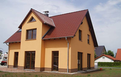 Town & Country Haus Musterhaus Lichthaus 121 Außenansicht