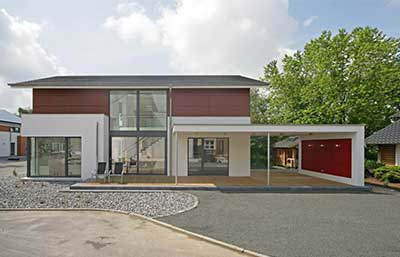 Bittermann & Weiss Musterhaus Mannheim Außenansicht