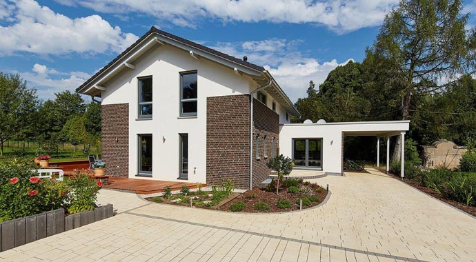 Gussek Haus Musterhaus Melanie Außenansicht