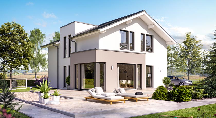 Living Haus Aktionshaus Sunshine 144 V4 Außenansicht