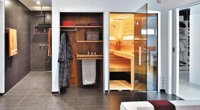 Badezimmer Haus Schwabach von Regnauer Hausbau