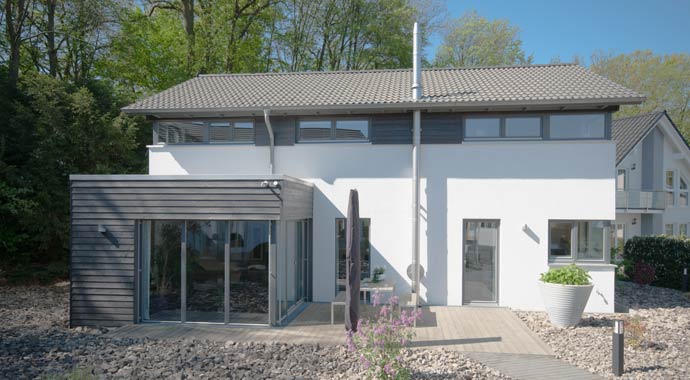 Meisterstück-HAUS KUBUS – Musterhaus Bad Vilbel Außenansicht