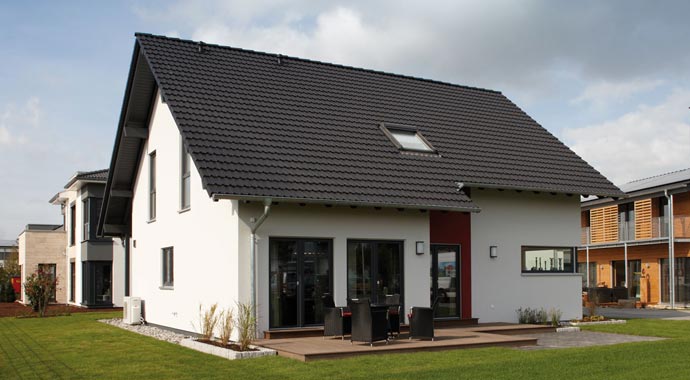 FingerHaus Musterhaus VIO 400 Außenansicht