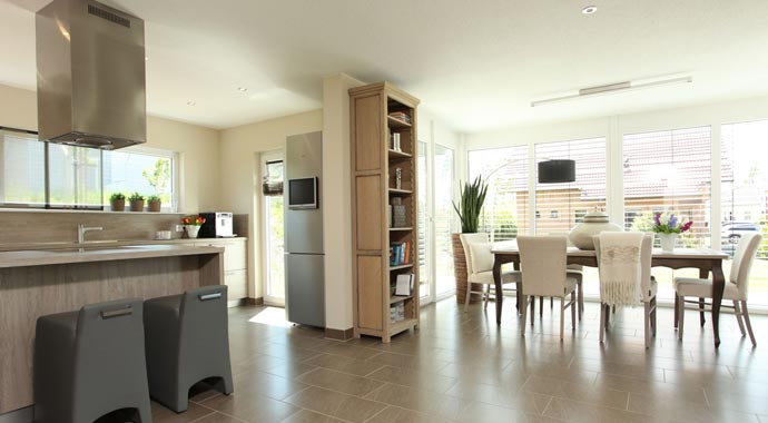 FingerHaus Musterhaus Medley Essbereich