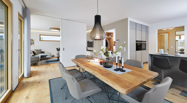 WeberHaus Ausstellungshaus Fellbach Essbereich