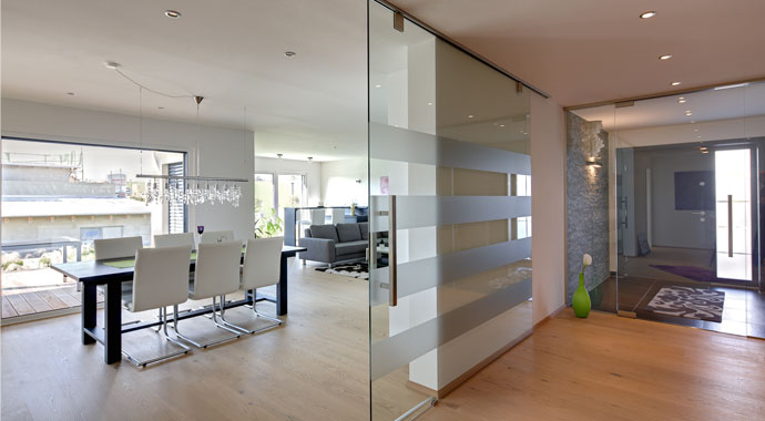 Sonnleitner Holzbauwerke, Einfamilienhaus in Hanglage